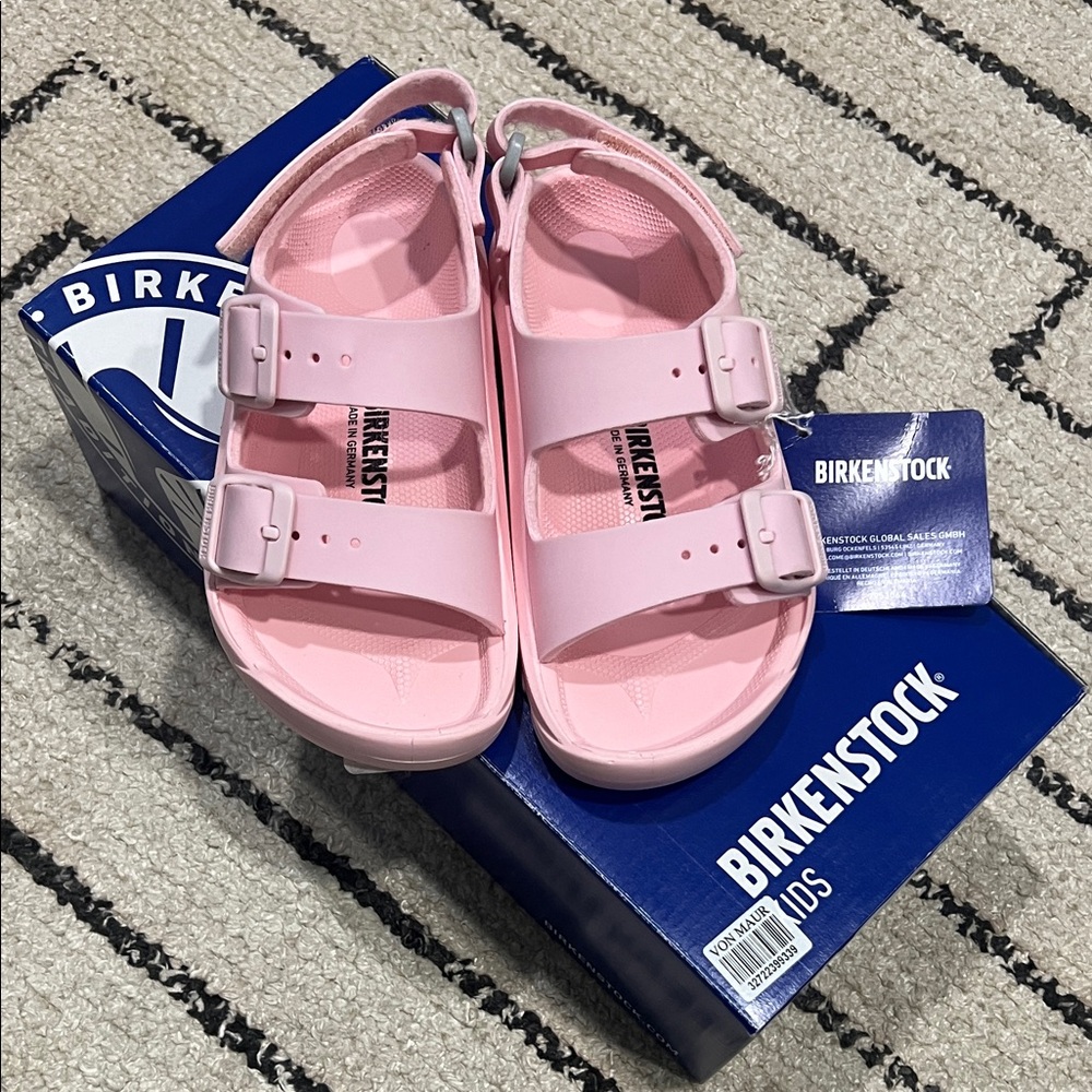 Birkenstock Mogami Kids AS Icy Gentle Rose Sandals NIB